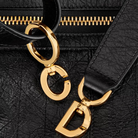 Christian Dior Medium D - Journey Bag in Crinkled Calfskin - BEAUTY BAR