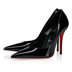 Christian Louboutin 10 Cm Pumps Patent Calf Leather Black Women