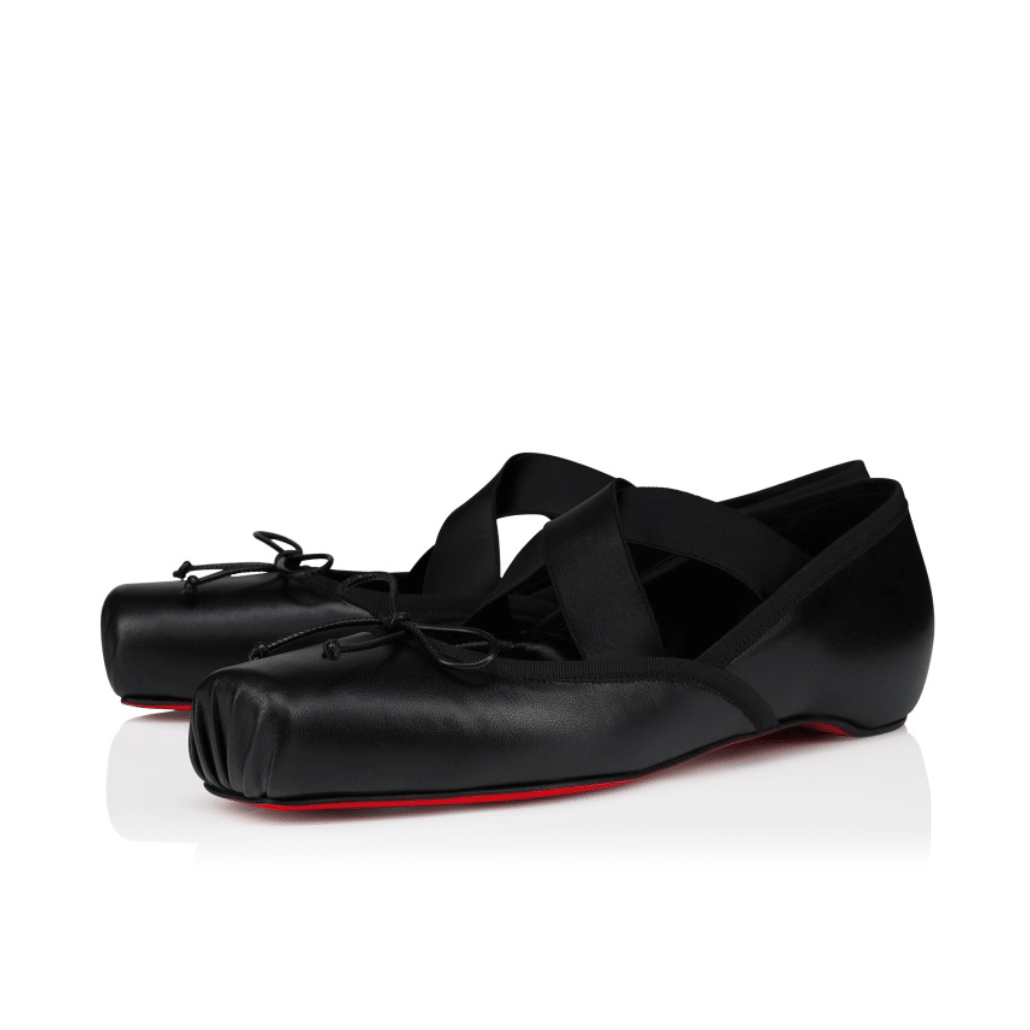 Christian Louboutin Cassiasticina Ballerinas - Lamb Nappa Leather 1
