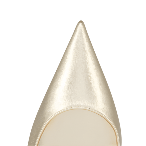 Christian Louboutin Pumps - Laminated Nappa Leather - Platine - Women 100 mm - BEAUTY BAR