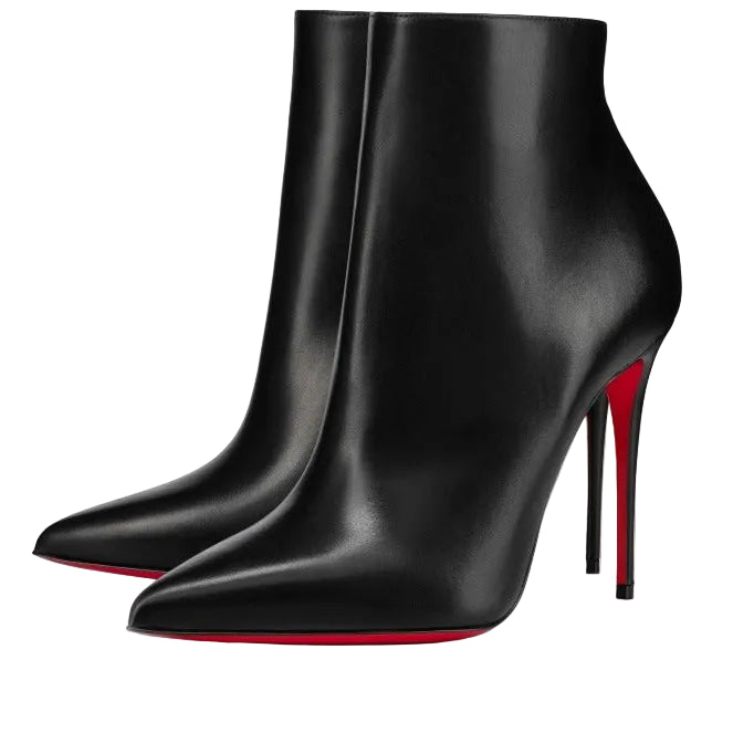 Christian Louboutin So Kate Booty 100 mm Low Boots Calf Leather Black 3