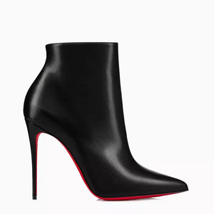 Christian Louboutin So Kate Booty 100 mm Low Boots Calf Leather Black