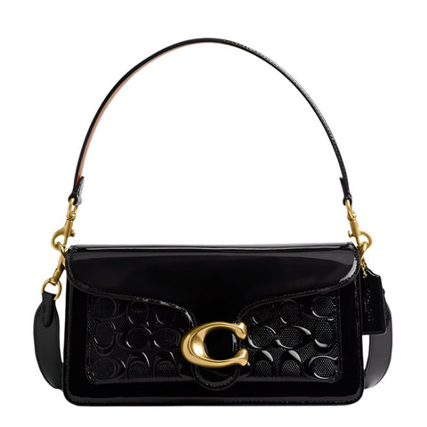 Coach Black Signature Coated Canvas And Leather Bag - BEAUTY BAR