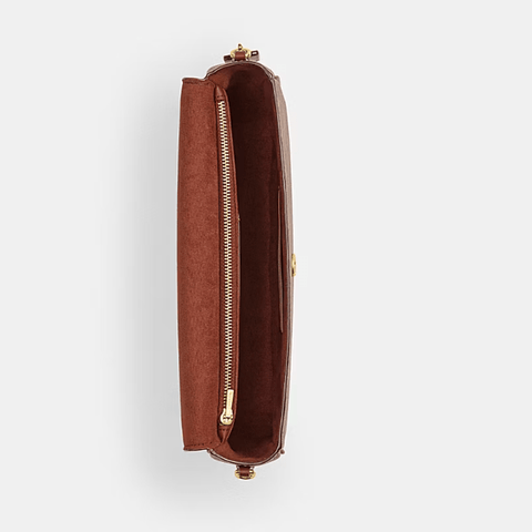 Coach Brook Flap Chain Bag In Signature Canvas - BEAUTY BAR