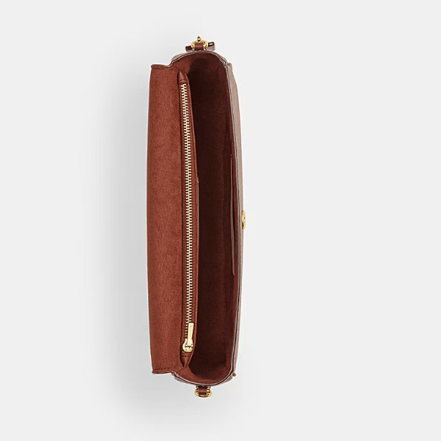 Coach Brook Flap Chain Bag In Signature Canvas 4