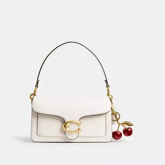 Coach Cherry Bag Charm Brass/Red Apple 3
