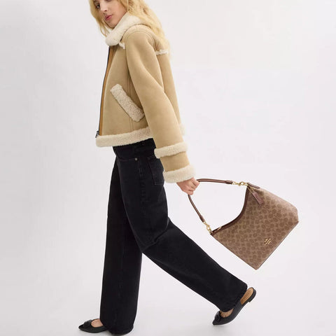 Coach Laurel Shoulder Bag In Signature Canvas - BEAUTY BAR