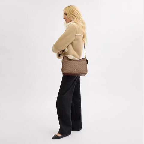 Coach Laurel Shoulder Bag In Signature Canvas - BEAUTY BAR