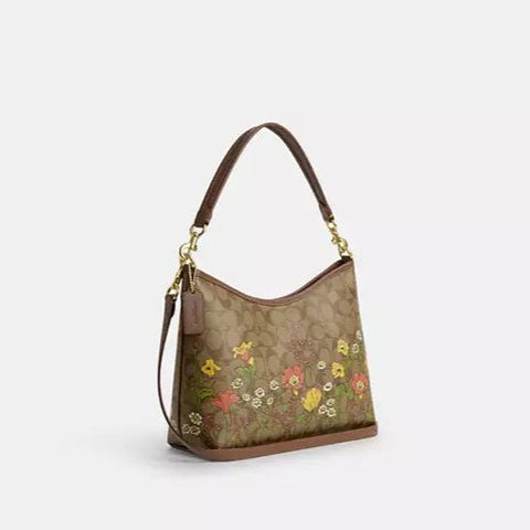 Coach Laurel Shoulder Bag In Signature Floral Print Fabric - BEAUTY BAR