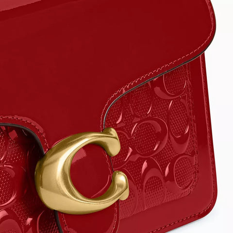 Coach Red Signature Coated Canvas And Leather Bag - BEAUTY BAR