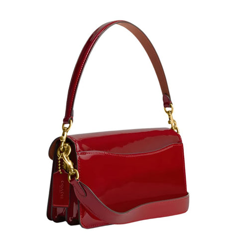 Coach Red Signature Coated Canvas And Leather Bag - BEAUTY BAR