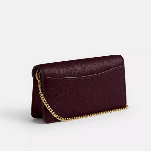 Coach Tabby Chain Clutch Burgendy - BEAUTY BAR