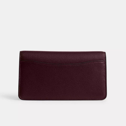 Coach Tabby Chain Clutch Burgendy - BEAUTY BAR