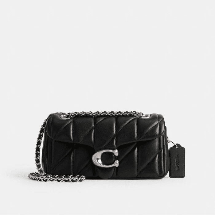 Coach Tabby Shoulder Bag 20 With Pillow Quilting Black 1
