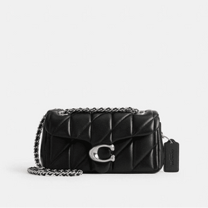 Coach Tabby Shoulder Bag 20 With Pillow Quilting Black