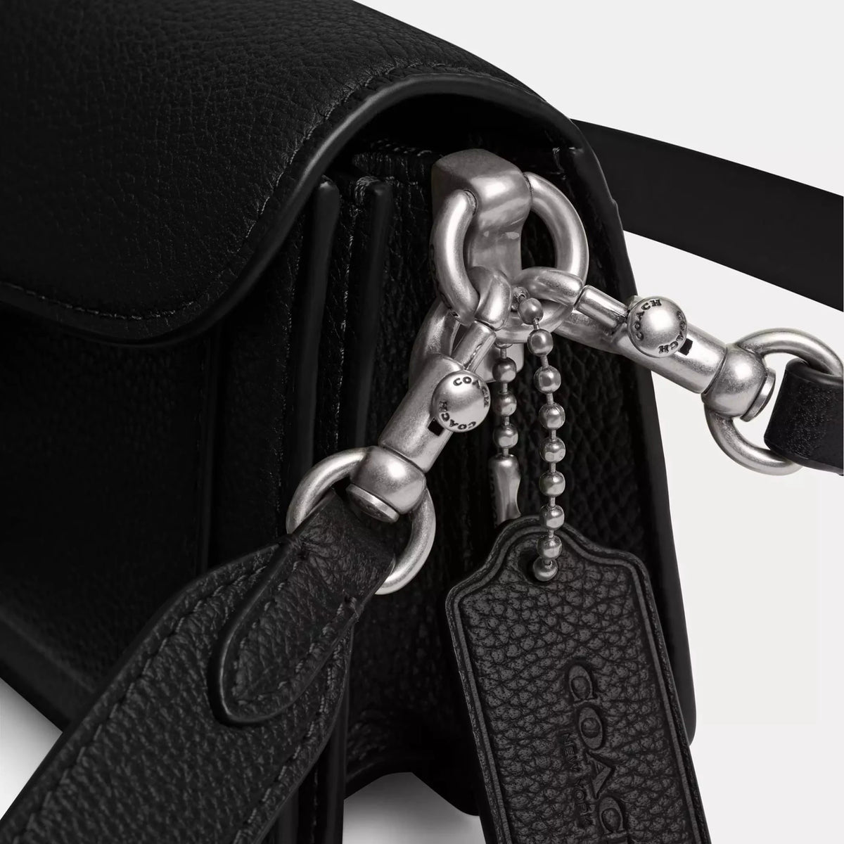 Coach Tabby Shoulder Bag Black 5
