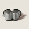 Miu Miu Aluminum Mesh Fabric Ballerinas
