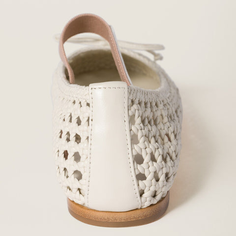 Miu Miu Mesh-Design Ballet Flats