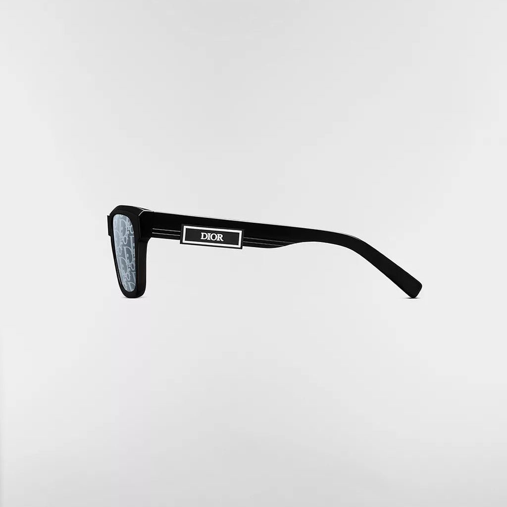 Dior B23 S1I Black Rectangular Sunglasses 4