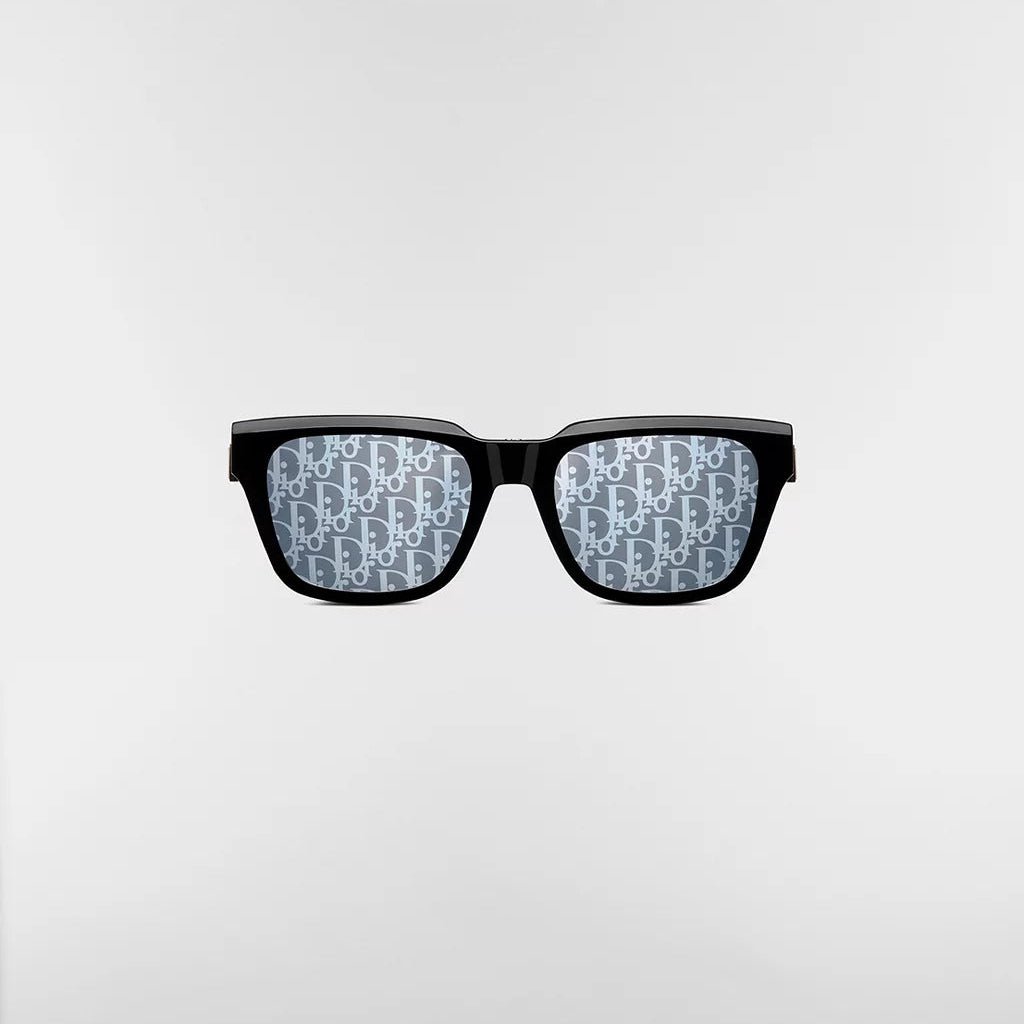 Dior B23 S1I Black Rectangular Sunglasses 2