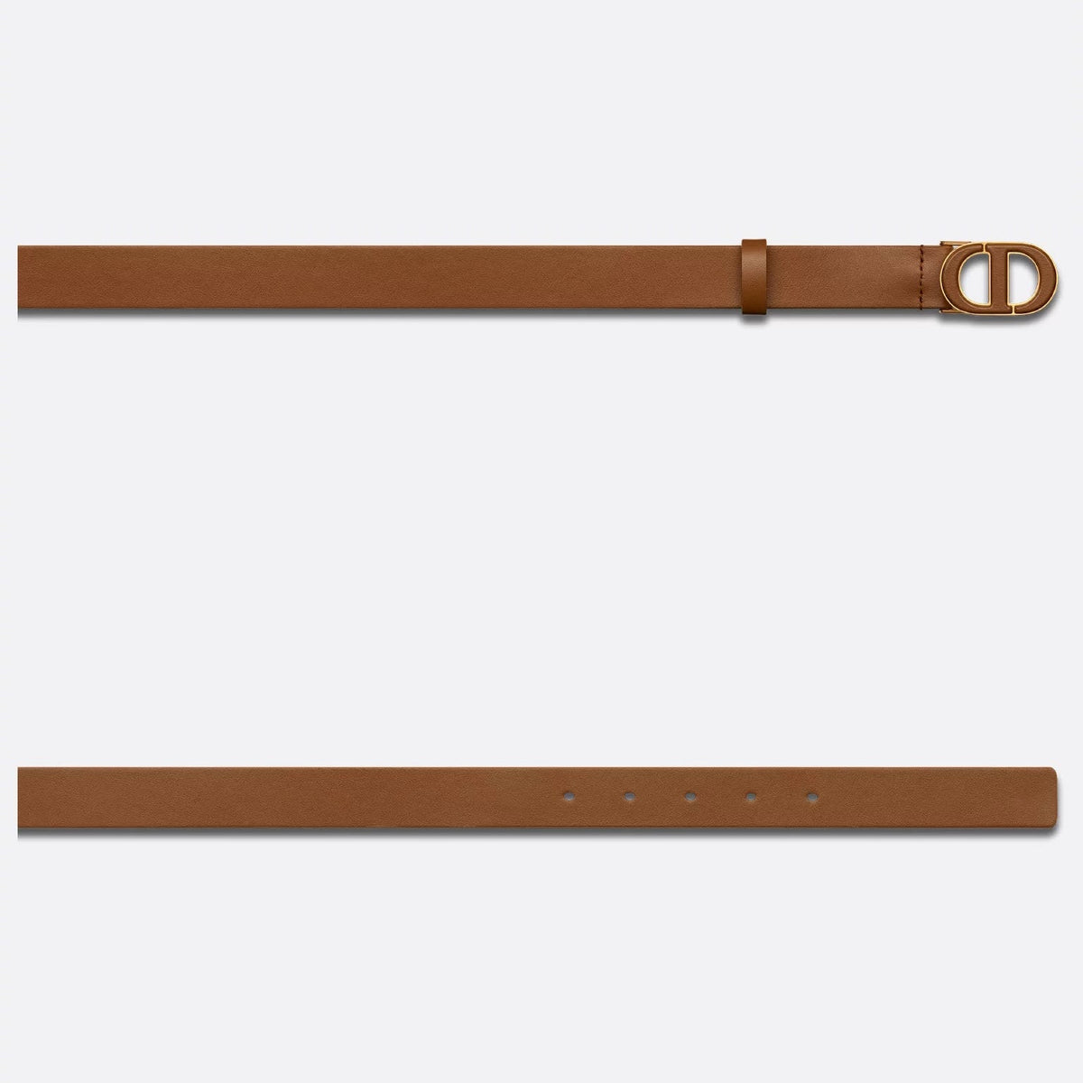 Dior Belt Montaigne Belt Brown Smooth 4
