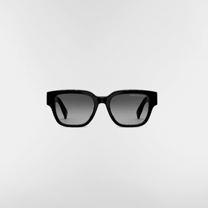 Dior Black Acetate Sunglasses With Gold Hardware
