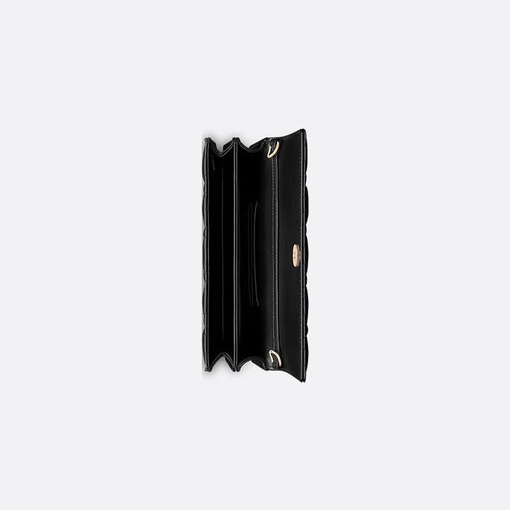 Dior Black Cannage  Bag with Elegant Gold Accents 3