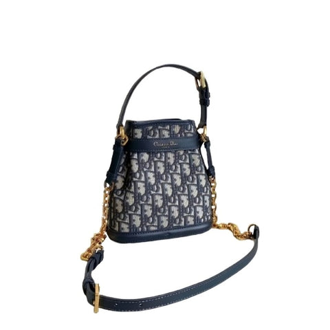 Dior C'est Medium Bag Blue Dior Oblique Jacquard - BEAUTY BAR