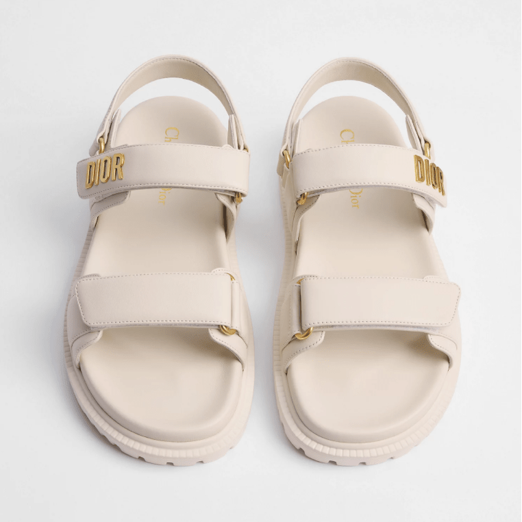 Dior Dioract Sandal White Lambskin 5