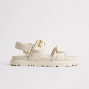 Dior Dioract Sandal White Lambskin