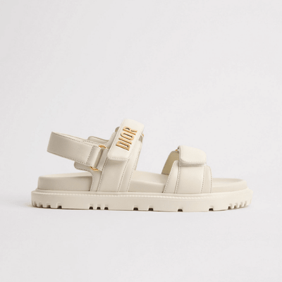 Dior Dioract Sandal White Lambskin