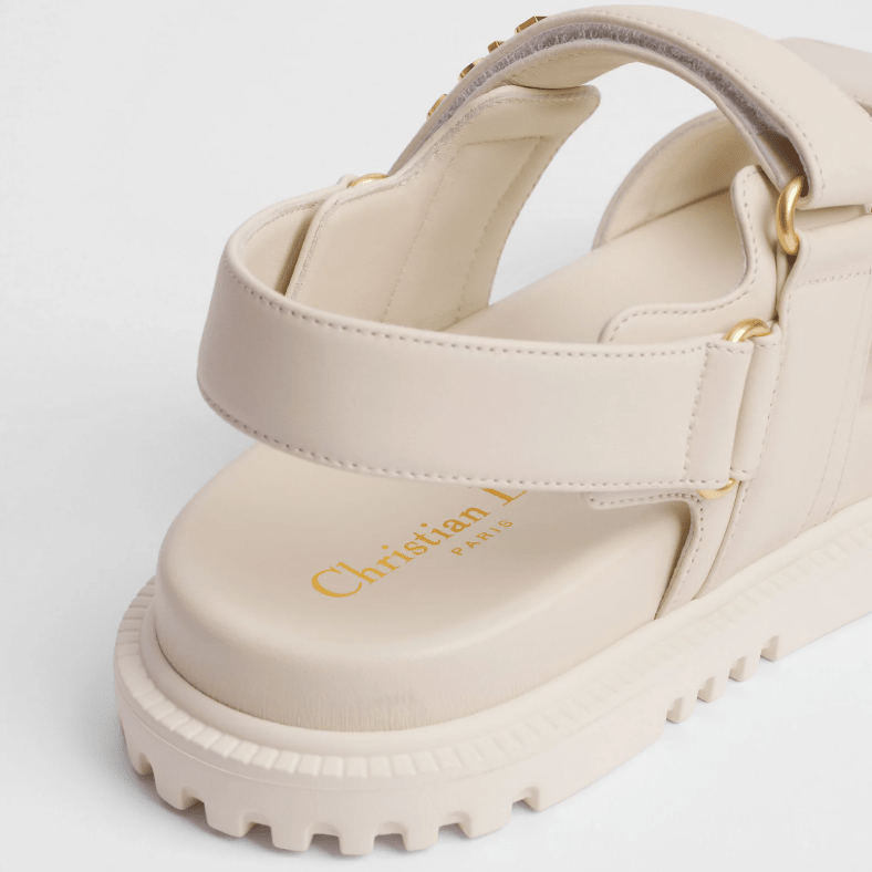 Dior Dioract Sandal White Lambskin 7