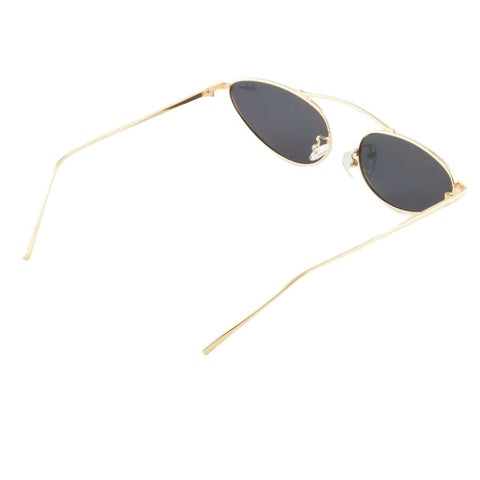 Dior Fashion Retro Narrow Cat Eye Sunglasses For Women - Trendy Small Metal Frame - BEAUTY BAR