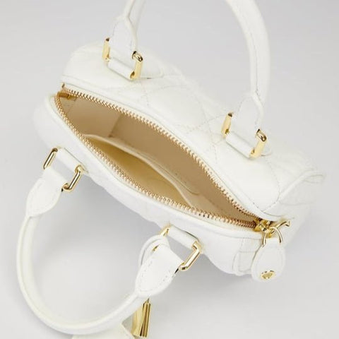 Dior Groove White Bag Macrocannage Dusty Ivory - BEAUTY BAR