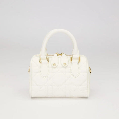 Dior Groove White Bag Macrocannage Dusty Ivory - BEAUTY BAR