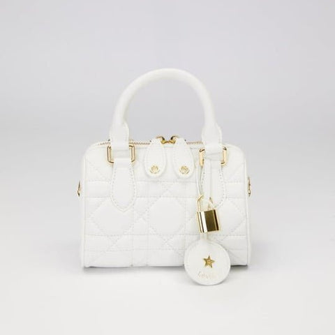 Dior Groove White Bag Macrocannage Dusty Ivory - BEAUTY BAR