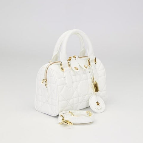 Dior Groove White Bag Macrocannage Dusty Ivory - BEAUTY BAR