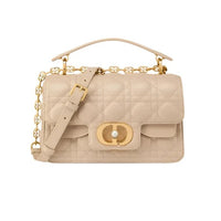 Dior Jolie Top Handle Bag Powder Beige Cannage
