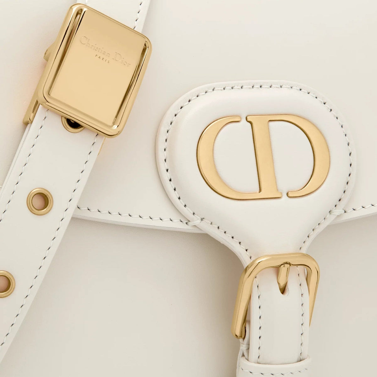 Dior Medium Bobby Bag White Dior Oblique Jacquard 5