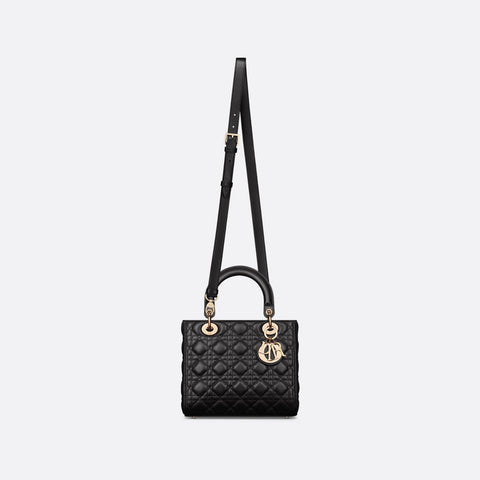 Dior Medium Lady Bag Black - BEAUTY BAR