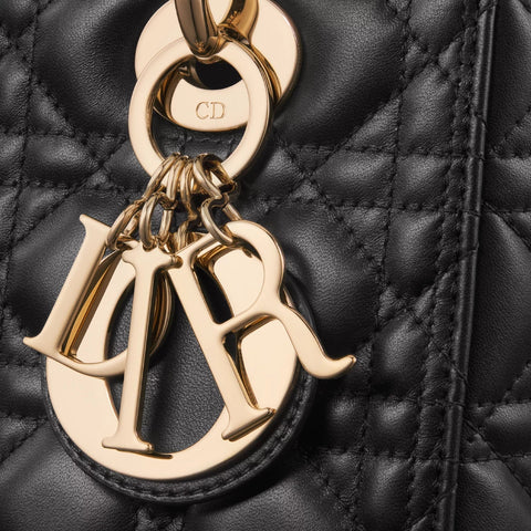 Dior Medium Lady Bag Black - BEAUTY BAR