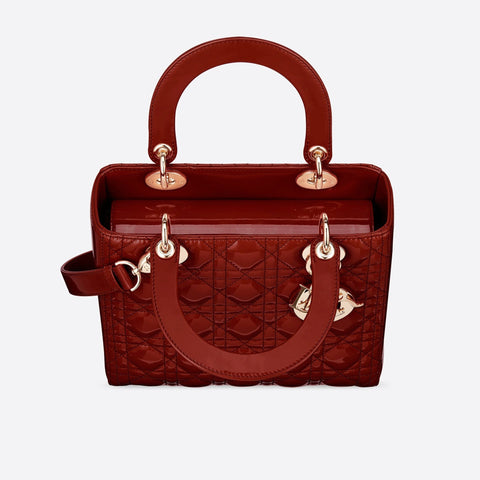 Dior Medium Lady Bag Red - BEAUTY BAR