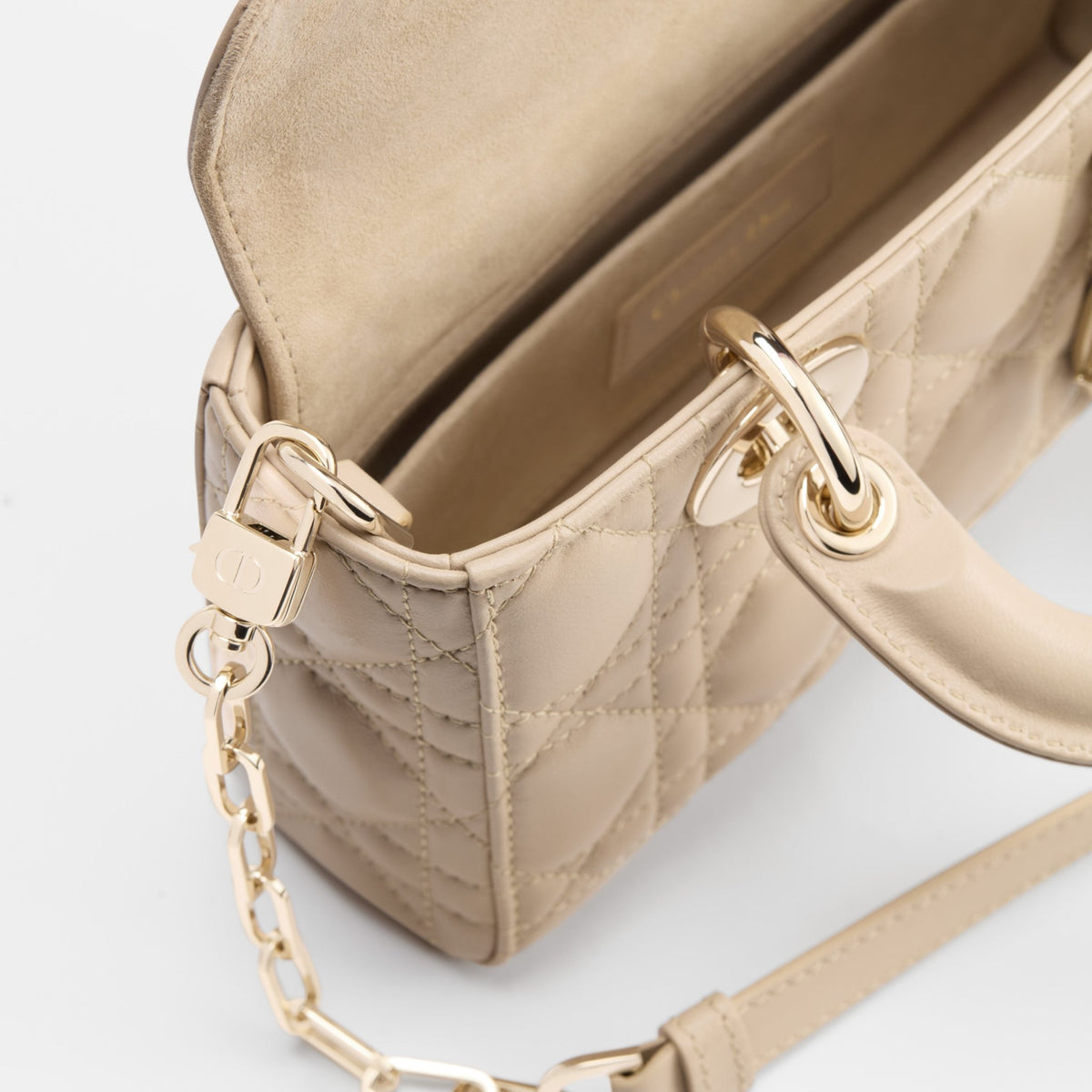 Dior Mini Lady D-Joy Bag Beige Cannage 5