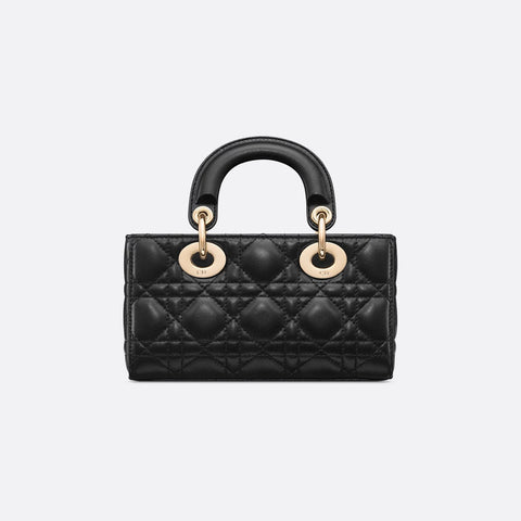 Dior Mini Lady D - Joy Bag Black Cannage Lambskin - BEAUTY BAR