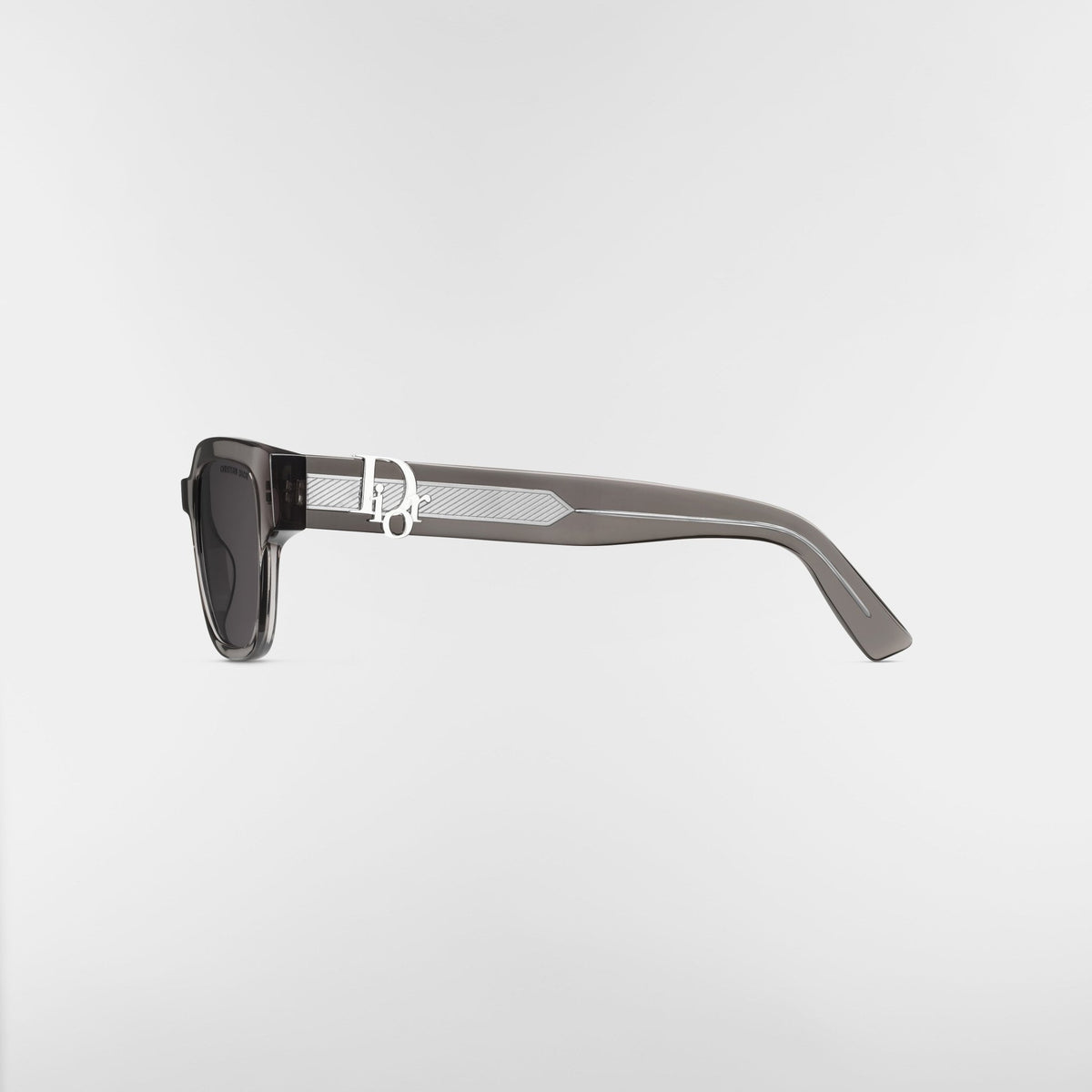 Dior Oblique Square Sunglasses Transparent Black 4