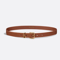 Dior Saddle Loop Belt Golden Saddle Smooth Calfskin
