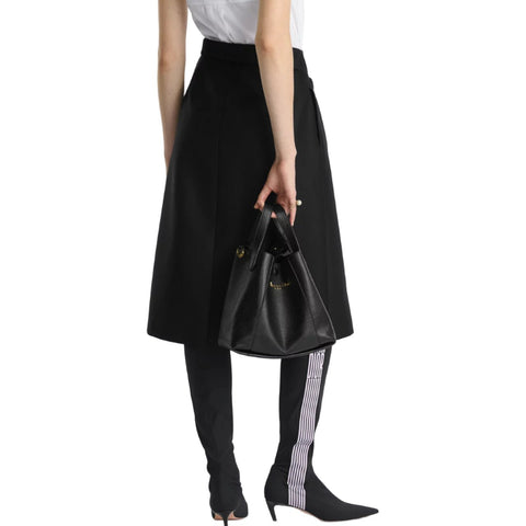 Dior Signature Bucket Bag Black Leather Structured Shoulder Bag - BEAUTY BAR