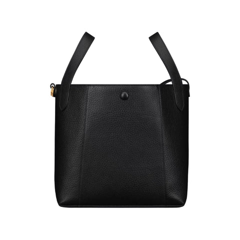 Dior Signature Bucket Bag Black Leather Structured Shoulder Bag - BEAUTY BAR