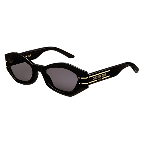 Dior Signature S13I Black Rectangular Sunglasses - BEAUTY BAR