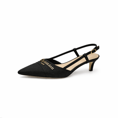 Dior Slingback Pump Black Supple - BEAUTY BAR